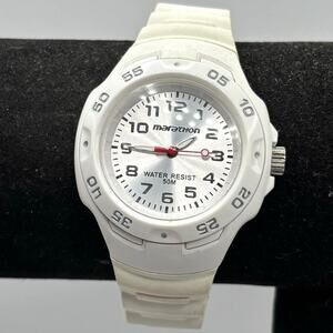 White Marathon Men's Watch